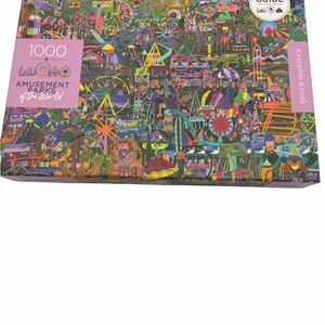 Crocodile Creek Amusement Parks of the World Puzzle - Multicolor